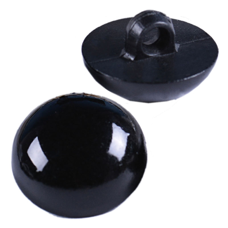 Button Hole Cutter - Zwarte Hars Knoppen Ronde Paddestoel Koepelvormige