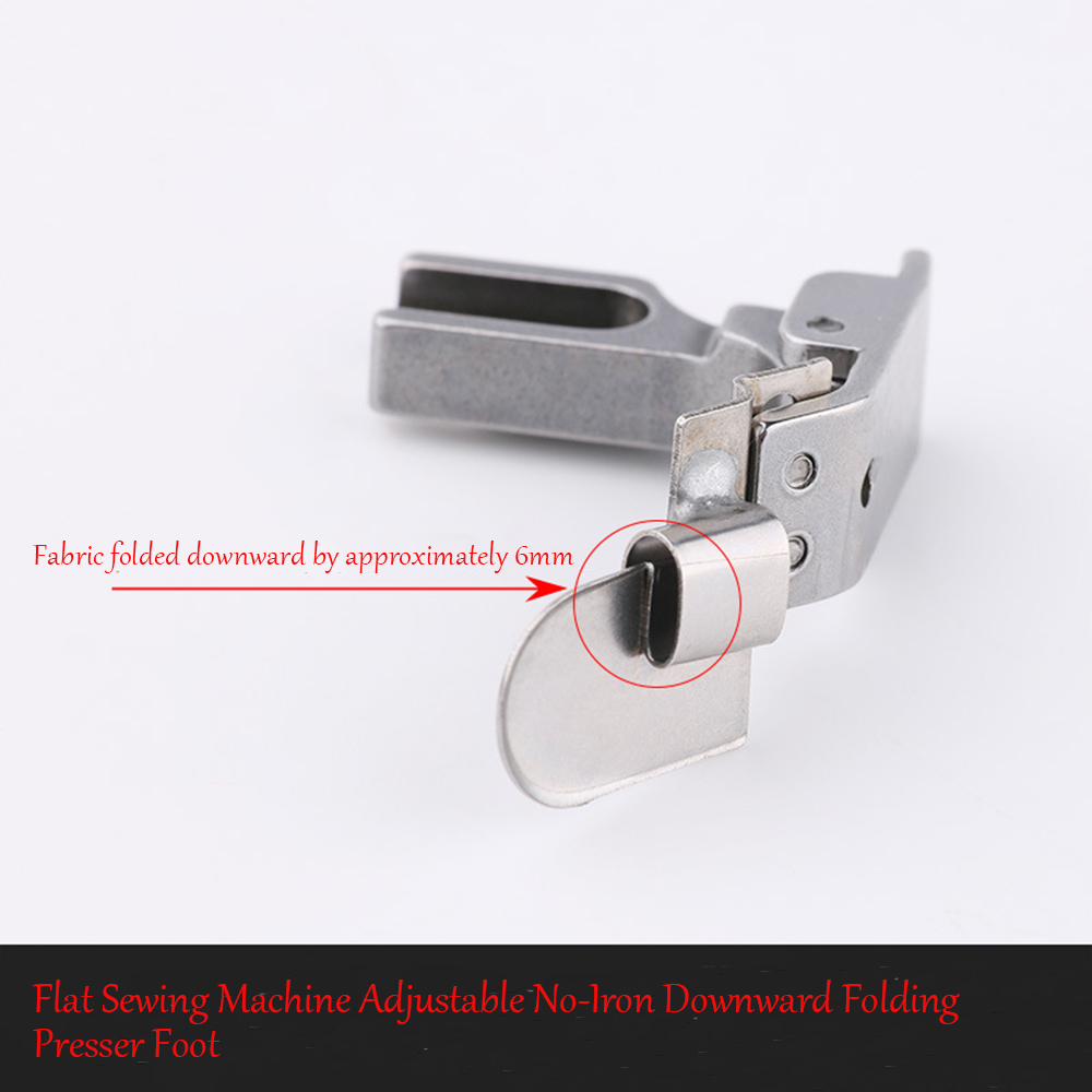 Rolled Hem Foot - Flatbed naaimachine Nee - Strijken naar