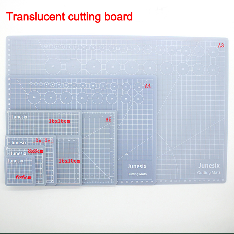 Cutting Mat Self Heal - A3/A4/A5 Snijmatten Doorschijnend Pvc Rasterlijnen Zelfherstellende