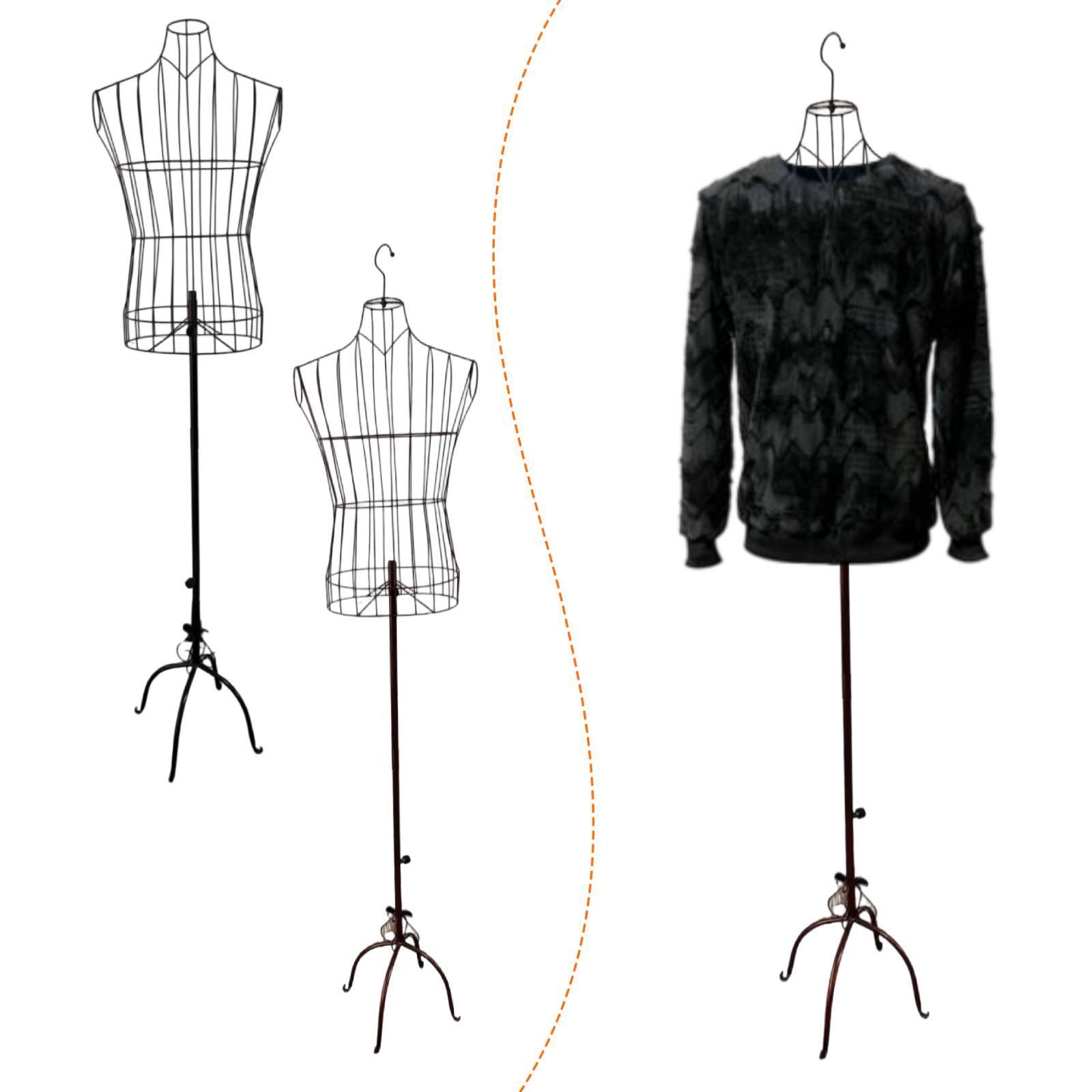 Dress Form Mannequin - Mannelijke kledingpop Mannequin Model Display Metalen