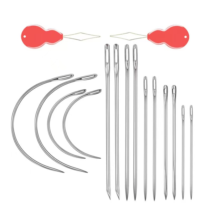 Leather Needle Heavy - 14/16PCS Heavy Duty Handnaaigereedschap voor leer