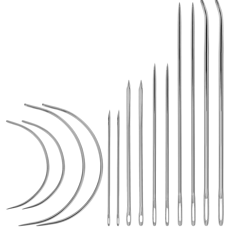 Leather Needle Heavy - 14 stuks zware handnaaigereedschapset voor leer,