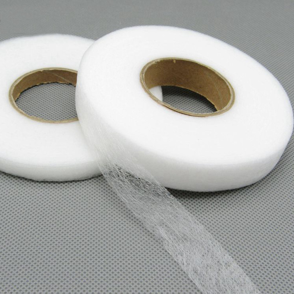 Hem Tape Fusible - 4 Rollen Non-Woven Dubbelzijdige Vliesband Kledingvoering