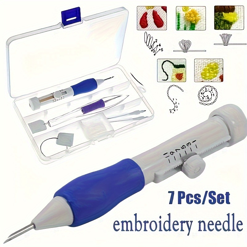 Sewing Necessities - 7-delige borduurpunchnaald naaigereedschapset voor handbreien en