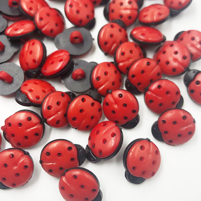50/100Pcs Rood Lieveheersbeest - Button Hole Cutter recensie en prijs