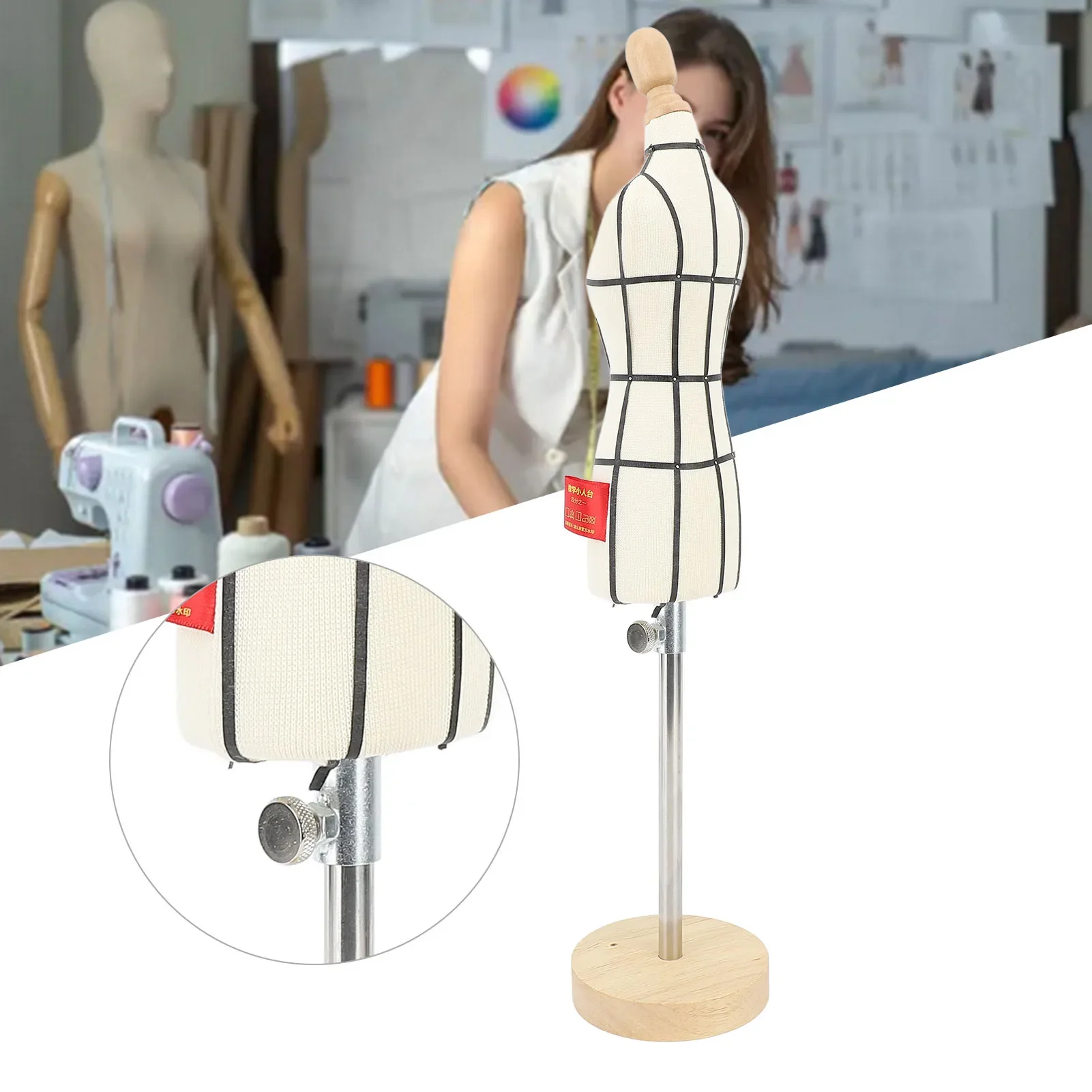 Miniatuur Jurk Vorm Met Standa - Dress Form Mannequin recensie en prijs