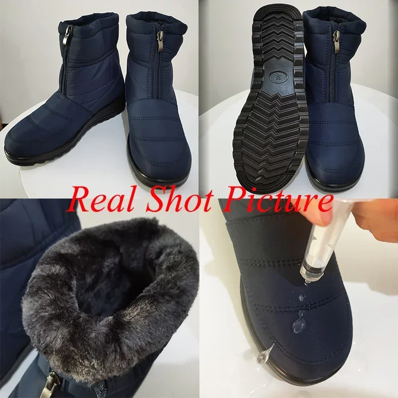 Antislip waterdichte snowboots - Sewing Front Zipper recensie en prijs