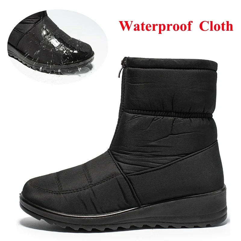 Antislip waterdichte snowboots - Sewing Front Zipper recensie en prijs