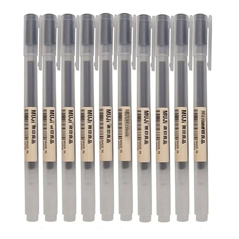 6/8 stks/set MUJIs Gel Pen Zwa - Muji Stationery Gel Pen recensie en prijs