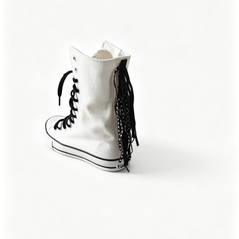 Canvas schoenen Dames Nieuwe M - Sewing Front Zipper recensie en prijs
