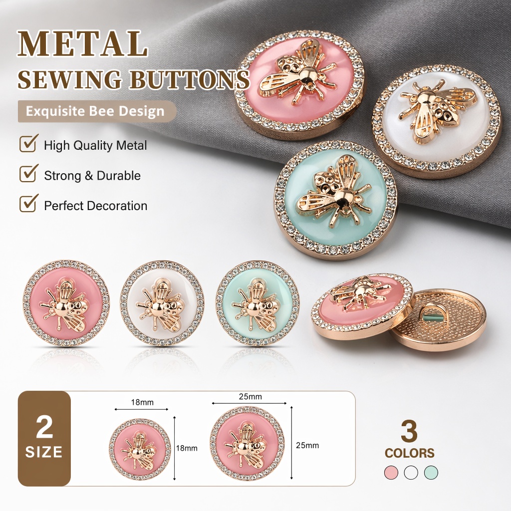 10 stuks strass bijen metalen  - Button Hole Cutter recensie en prijs