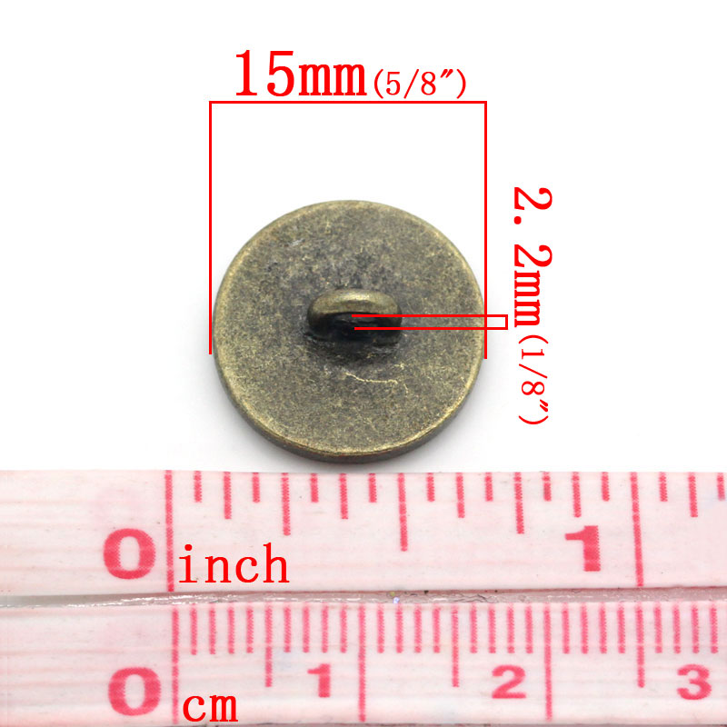 20 stks 15mm Vintage Metalen N - Button Hole Cutter recensie en prijs