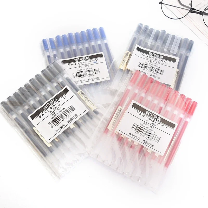 10-30 stks/set 0.38/0.5mm Gel  - Muji Stationery Gel Pen recensie en prijs