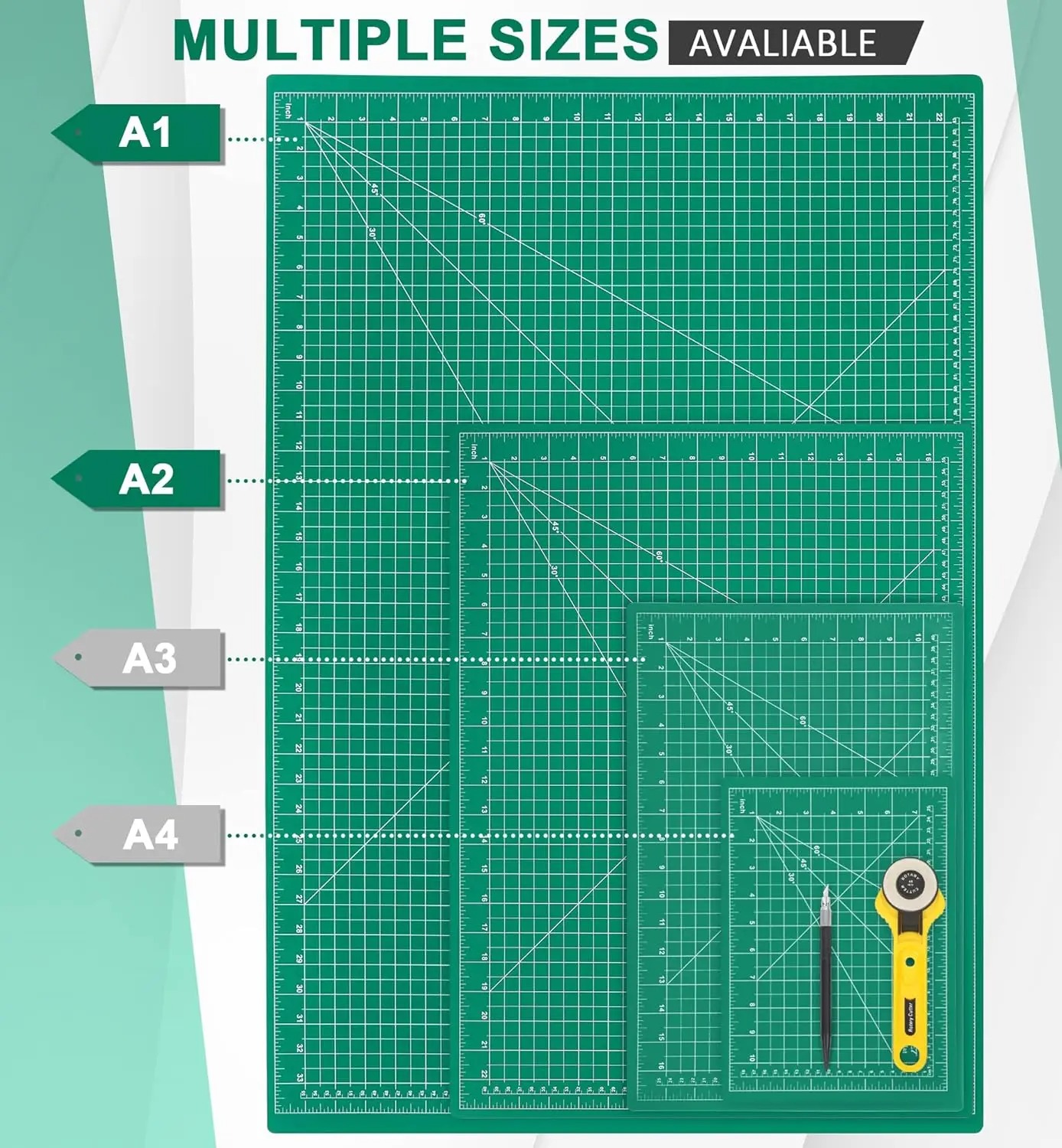 A2 A3 A4 A5 PVC Snijmat Dubbel - Cutting Mat Self Heal recensie en prijs