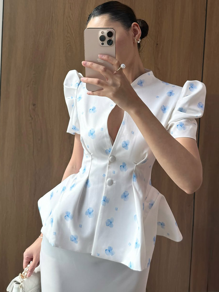 Elegante satijnen blouse met b - Sewing V recensie en prijs