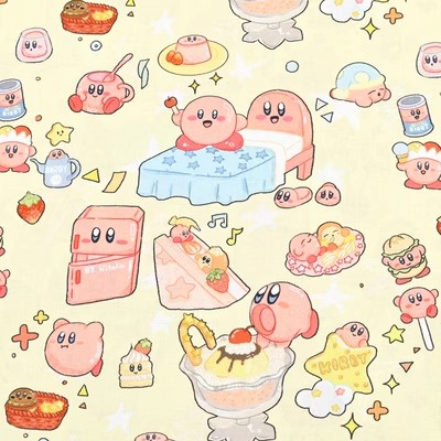 Cartoon Kirby 100% katoenen st - Textile And Sewing Materials recensie en prijs