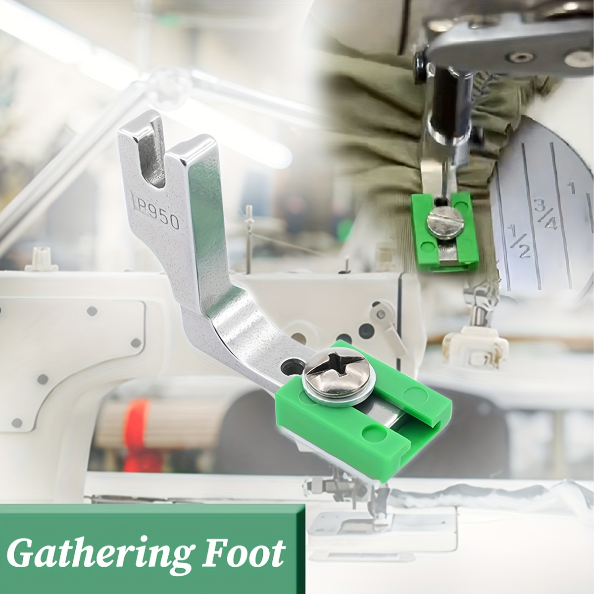 P950 Verstelbare gegolfde naai - Rolled Hem Foot recensie en prijs